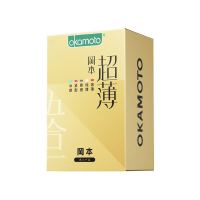 低过开门红：OKAMOTO 冈本 鎏金礼盒 22片（四合一套装*14+skin纯*3+激薄*5）