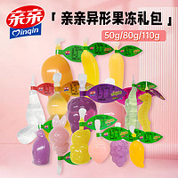 Qinqin 亲亲 异形可吸果冻动物水果形状多种口味办公室休闲零食