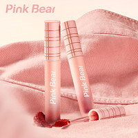 Pink Bear 皮可熊牛仔唇泥粉色哑光雾面唇釉口红