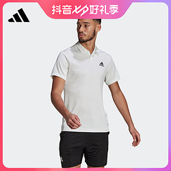 adidas 阿迪达斯 男装透气凉爽干爽网球运动短袖POLO衫 GL5813