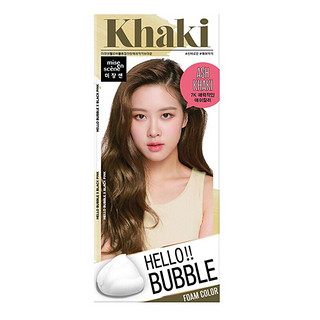 魅尚萱 hello bubble染发剂 #7K卡其棕色 1盒