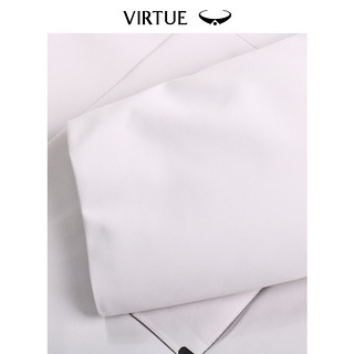 Virtue 富绅 秋冬白鸭绒男士羽绒服休闲中长款连帽保暖防风外套