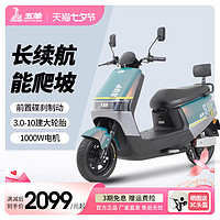 五羊电动车 WUYANG电动车新款长续航电动摩托车大功率男女成人代步车外卖电瓶车 72V及以上 60V20A锂电/续航约60公里