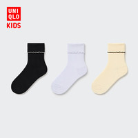 优衣库 童装/女童 袜子(3双装) 453926 UNIQLO