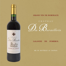 LALANDE DE POMEROL Chateau Des BARAILLOTS 德宝隆 2020年法国拉朗德波美侯产区干红葡萄酒