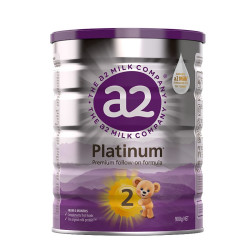a2 艾尔 升级紫白金 婴幼儿牛奶粉 2段 900g