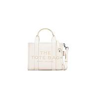 MARC JACOBS 马克·雅克布 THE TOTE 托特系列 女士牛皮革斜挎包 H009L01SP21 白色 小号