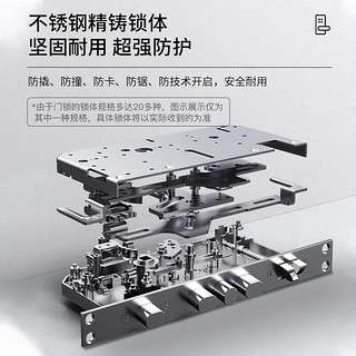 科西朗指纹锁电子锁智能门锁家用密码锁防盗门木门手机蓝牙远程NFC G18标准版