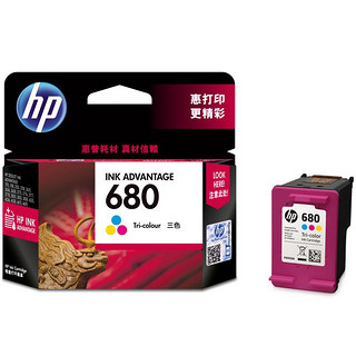 HP 惠普 680 F6V26AA 墨盒 彩色 单支装