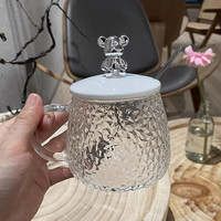 XMSJ婴童拉拉裤 小熊马克冰川家用花茶纹ins 小熊马克杯(杯体带盖带勺子) 2个装