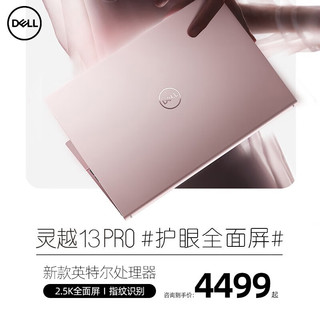  DELL/戴尔 2.5K屏+100%色域 女士笔记本电脑  无机械硬盘 集成显卡 2560*1600 inteli5 512GB 60Hz 16GB