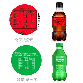 88VIP：可口可乐 含汽饮料零度可口可乐+雪碧300ml*12瓶+300ml*12瓶