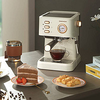 黑卡会员：DAEWOO 大宇 意式半自动压力咖啡机家用办公室可打奶泡咖啡机