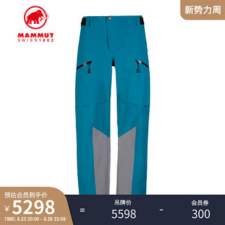 MAMMUT 猛犸象 La Liste男士防风防水轻便保暖耐磨硬壳裤滑雪冲锋裤