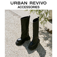 URBAN REVIVO2023新款女长靴UAWS30019 黑色 36