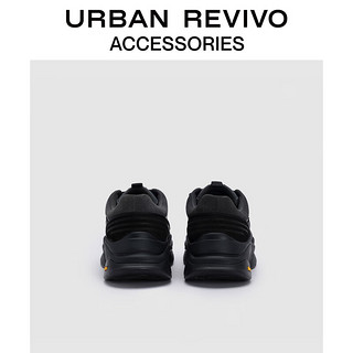 URBAN REVIVO2023新款男运动鞋UAMS32027 黑色 / 杏色 / 深灰 40