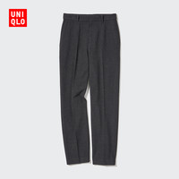优衣库 女装 弹力九分裤(绒面聪明裤 休闲长裤秋冬)451220 UNIQLO