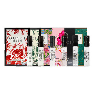 88VIP：MAKE UP FOR EVER Gucci古驰经典花悦全系列试管香水礼盒1.5ml*6支花果香调绿意