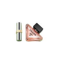 PRADA 普拉达 香水套装礼盒 (我本莫测女士香水 EDP 50ml+至色持久轻盈唇膏#B03 3.8g)