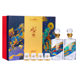 swellfun水井坊井台麒麟貔貅53度500ml2瓶礼盒装浓香型白酒