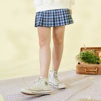 半身裙夏季女JK学院风格纹百褶半身裙短裙女