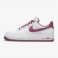 Nike 耐克 Air Force 1 '07 春季新款 经典空军一号 耐磨缓震支撑 男士运动休闲鞋 白色/酒红色DH7561-101 标准41/US8