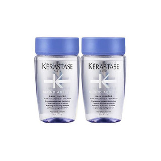 KÉRASTASE 卡诗 耀光凝色晶透洗发水80ml *2