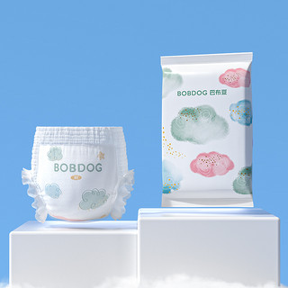 BoBDoG 巴布豆 婴儿超薄透气拉拉裤 XL4片