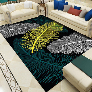 地毯客厅北欧大面积简约现代沙发茶几垫家用满铺卧室床边地毯定制 FS-T50 120x160cm
