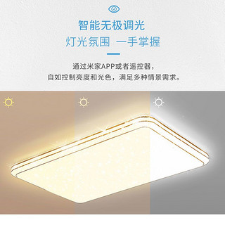 雷士照明 NVC Lighting  Lighting照明 led长方形客厅灯北欧创意吸顶灯现代简约大气家用灯具