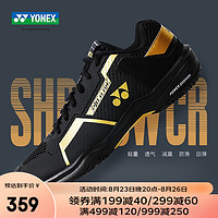 YONEX 尤尼克斯 羽毛球鞋 SHB610WCR黑金(宽楦)