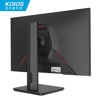 KOIOS 科欧斯 K2723QK 27英寸 IPS FreeSync 显示器（2560×1440、180Hz、100%sRGB、HDR10、Type-C 60W）