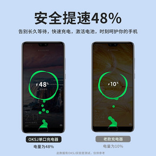 OKSJ 欧克士 安卓充电器头vivo/oppo手机快闪充数据线快充套装Micro 适用于华为/小米/红米手机车载USB单口