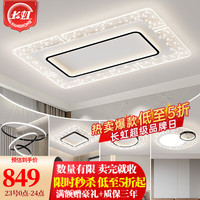 长虹LED吸顶灯现代简约客厅灯浪漫温馨轻奢餐厅卧室灯具全屋组合套餐 套餐1三室两厅(精装)