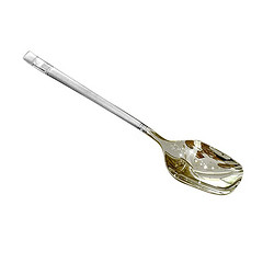 SpoonHouse 勺子家 baldauren吃西瓜专用勺子颜值高网红长柄汤勺不锈钢水果甜品勺 不锈钢5只装