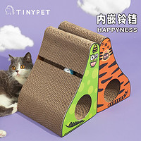 Tinypet 小芥 立式猫抓板 瓦楞纸猫玩具 小垃鸡 适10斤内猫 26*22.5*34CM