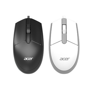 acer 宏碁 鼠标有线拼色商务办公游戏LOL台式电脑笔记本USB通用滑鼠