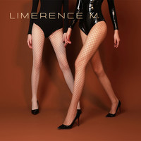 涞觅润丝 Limerence M丝袜网袜薄款性感镂空渔网过膝连裤袜 象牙白 隐秘发货 M码(建议身高:150~175cm)