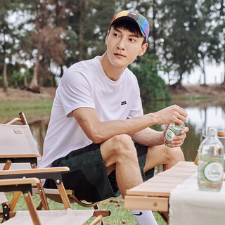 伯希和（Pelliot）速干T恤男女户外夏季短袖宽松运动速干衣跑步百搭圆领快干衣 极地白 L
