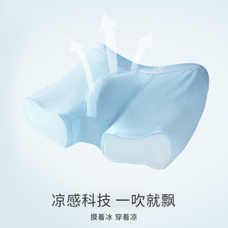 七匹狼男士内裤冰丝短裤内裤男内裤平角四角抗菌款 83304 混色1 XXL