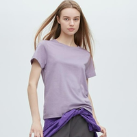 UNIQLO 优衣库 百变T 女装 SUPIMA COTTON圆领T恤棉质短袖462672 455763