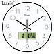 Tazxin 天极星电波挂钟自动对时客厅时钟挂墙免打孔石英钟表家用表