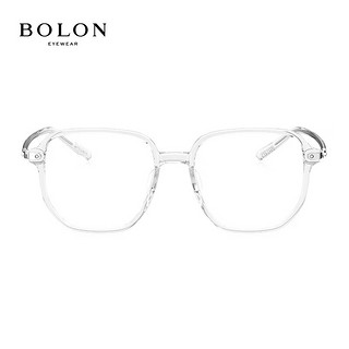 BOLON 暴龙 近视眼镜框明星同款简约时尚复古商务可配防蓝光眼镜光学架 BJ5036B90-透明镜框 框+依 视 路1.60A4（防蓝光）