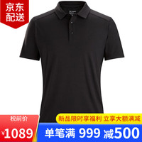 始祖鸟（ARC’TERYX）CAPTIVE SS POLO  男款轻薄排汗速干短袖T恤 轻薄透气polo衫 28536/Black黑色 M/70-80kg/尺码偏大