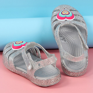 卡骆驰（crocs）童鞋 2023夏季新款户外运动鞋耐磨沙滩鞋舒适透气时尚休闲凉拖鞋 205038-040 C6(22-23/130mm)