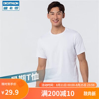 DECATHLON 迪卡侬 运动t恤 GYPML767673白色