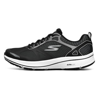 SKECHERS 斯凯奇 跑步鞋防滑减震跑鞋休闲运动鞋220034 黑白/BKW 42