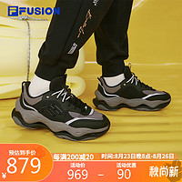 FILA FUSION 斐乐官方潮牌CHEESE男鞋休闲鞋2023秋季厚底鞋未来潮鞋