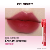 colorkey 珂拉琪 心愿兔唇釉唇彩唇蜜口红官方 r695 丝绒