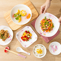 Hello Kitty hellokitty陶瓷米饭碗盘子ins风家用网红餐具可爱少女心日式餐具